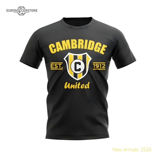 Premium Cambridge Established Football T-shirt (black) - Premium