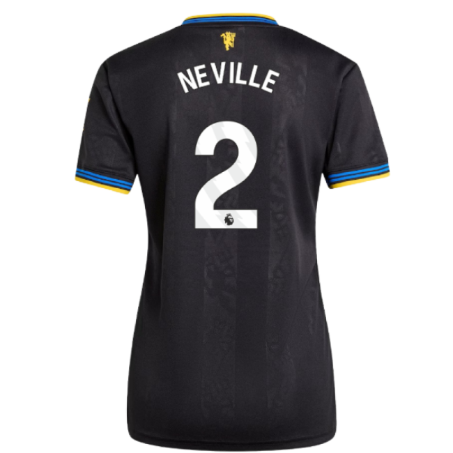 Man Utd 2025-20 Third Jersey Neville #2 L M Women S