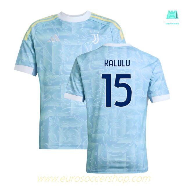 2025-2026 Juventus Away Shirt (Kids) (Kalulu 15)