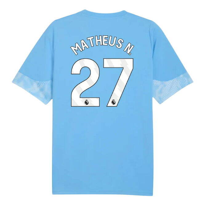 Pro Series Football Man City Training Jersey Light Blue Matheus N ...