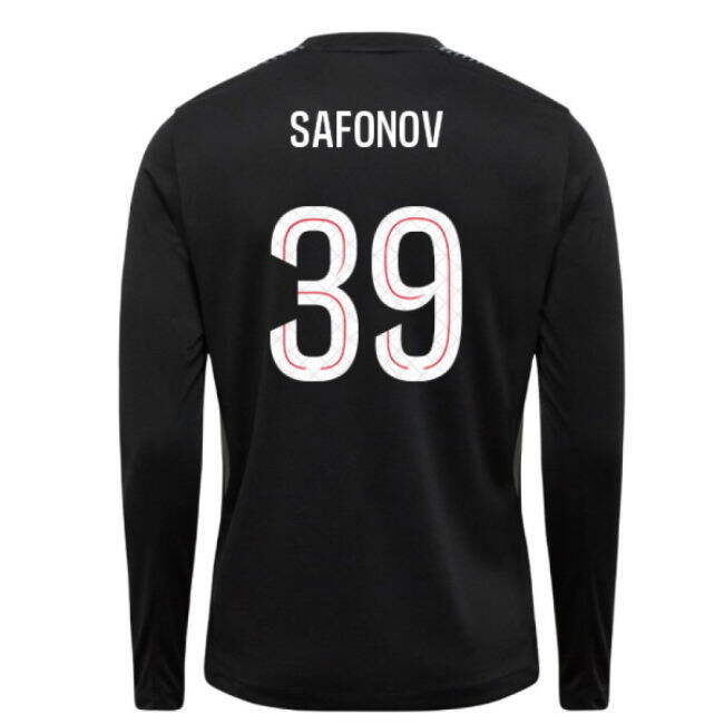 Match Quality Devoted Psg Psg Goalkeeper Shirt Black Safonov #39 L...