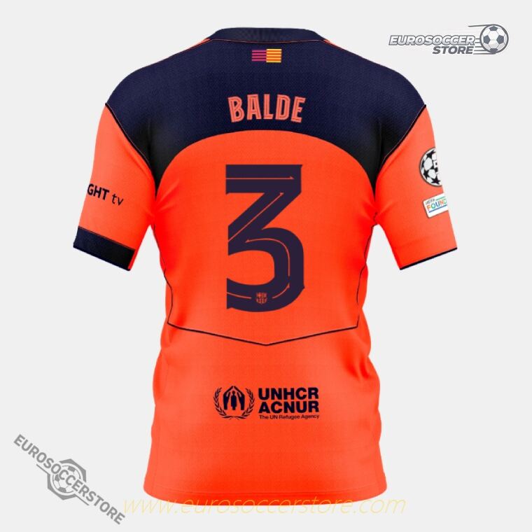 Barcelona 25-26 Third BALDE 3 Football Jersey (Player Version)
