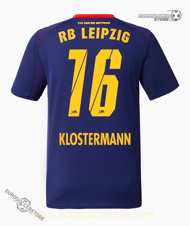 RB Leipzig 25-26 Season Away KLOSTERMANN 16 Football Jersey