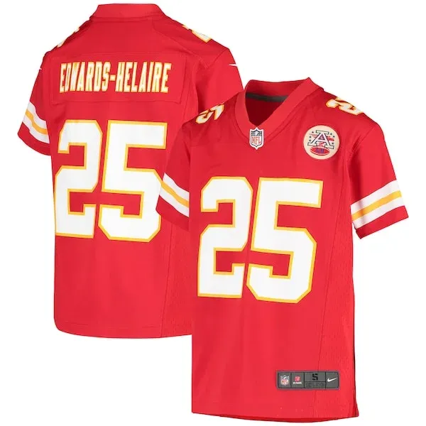 Kansas City Chiefs Clyde Game Jersey - Red | NFL Player Jersey