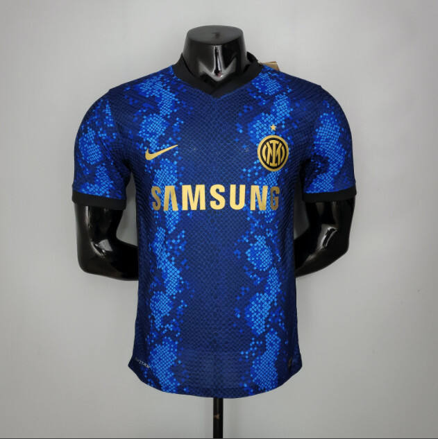 Inter Milan 21-22 Home Blue Soccer Jersey Football Shirt Player