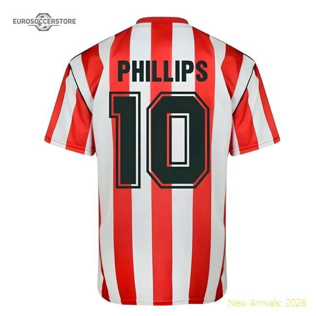 Premium Score Draw Sunderland 1990 Retro Football Shirt (phillips 10