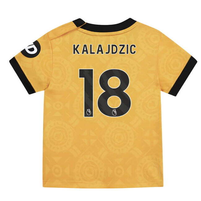 2025-2026 Wolves Home Baby Kit (Kalajdzic 18) (Fan Favorite)