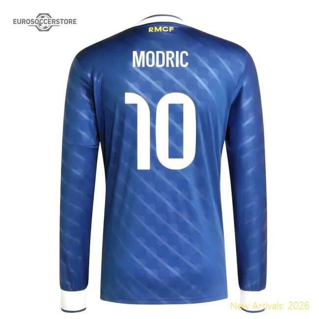 2025-2026 Real Madrid Third Pro-level Jersey Modric Performance Fabric