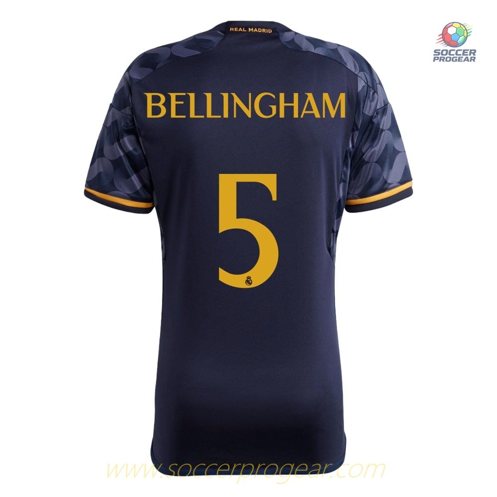 Real Madrid Away Team Soccer Jersey 2023 2024 Bellingham