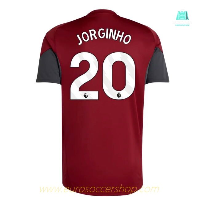 2025-2026 Arsenal EU Training Jersey (Burgundy) (Jorginho 20)