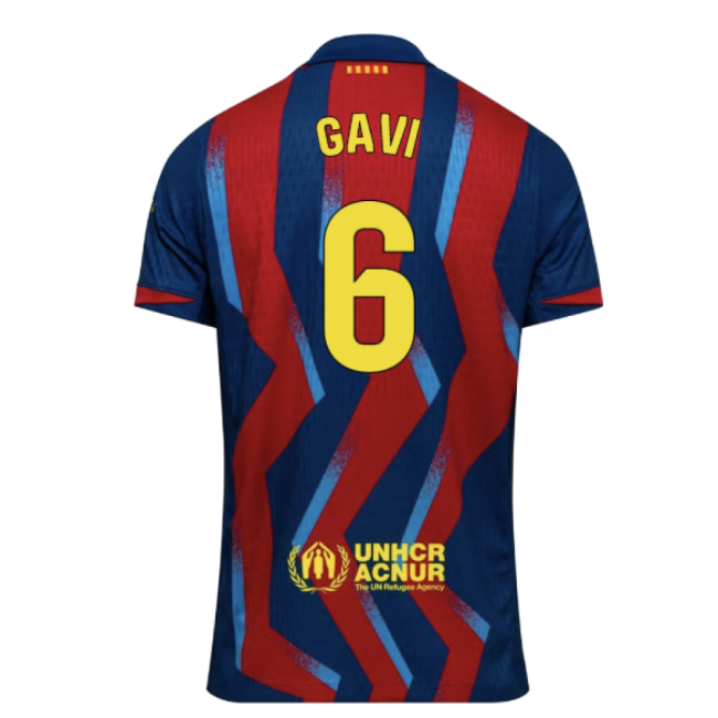 Barcelona La Liga Gavi Home Official Jersey Nike Dri-fit