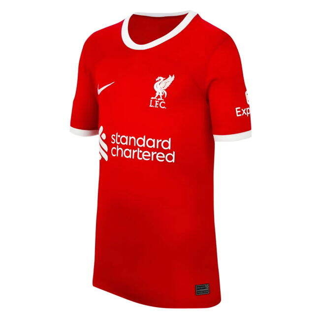 Liverpool 2023-20 Home Football Shirt Signature L M S Kids