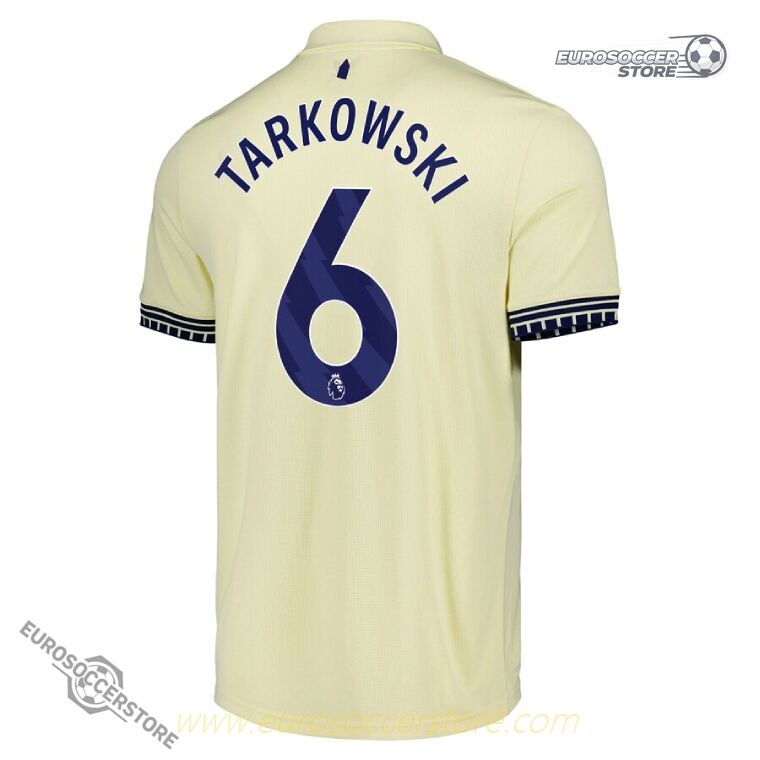 Everton's 25-26 Away Jersey, featuring TARKOWSKI with the number 6