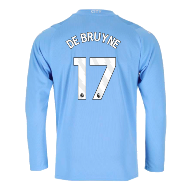 2023-20 Man City Authentic Home Jersey DE BRUYNE #17 L M S
