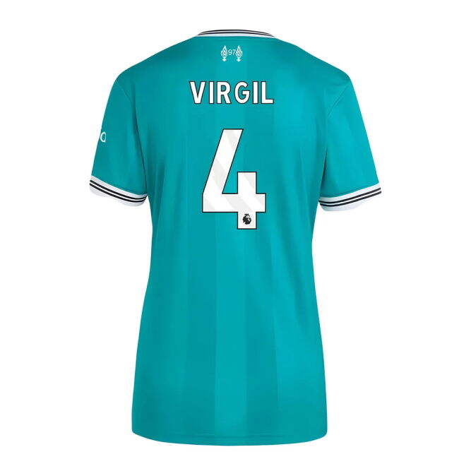 Liverpool Liverpool Third Shirt Womens Virgil #4 Premium Quality A...