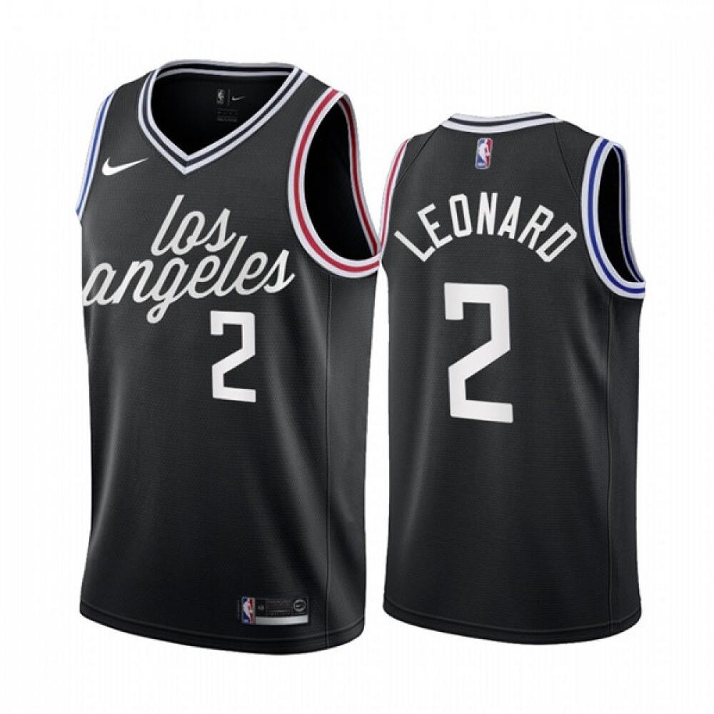 Performance Kawhi Leonard2 Black Jersey - City Edition - NBA Collection