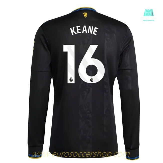 2025-2026 Man Utd Long Sleeve Third Shirt (Keane 16)