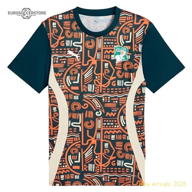 Authentic Ivory Coast 20242025 Regular Shirt Madults Retro