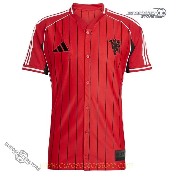 Manchester United US Version Baseball Jersey for the 25-26 Season