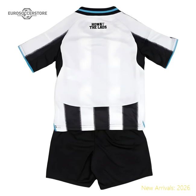 Official 2025-2026 Newcastle Home Mini Kit - Premium Quality Football