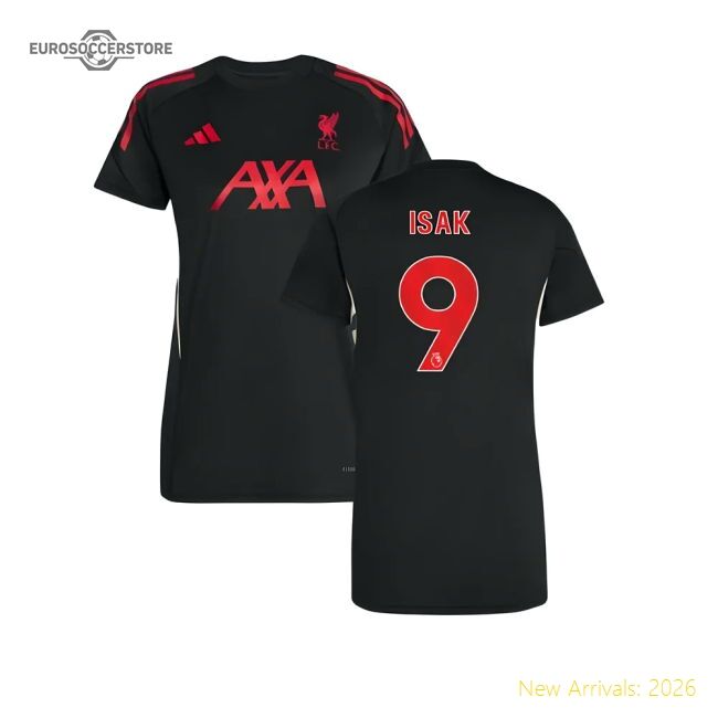 Official 2025-2026 Liverpool Training Jersey (black) - Womens (isak