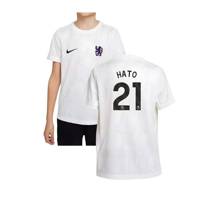 Enthusiastic Chelsea Chelsea Pre Match Shirt White Kids Hato #21 M...