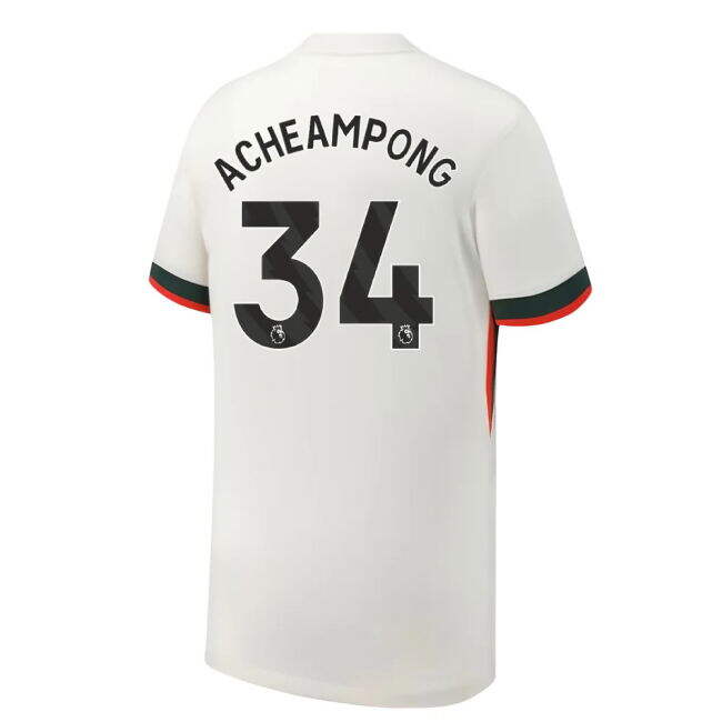 Chelsea Away Football Jersey 2025-20 Season Acheampong 34 L M S Kids