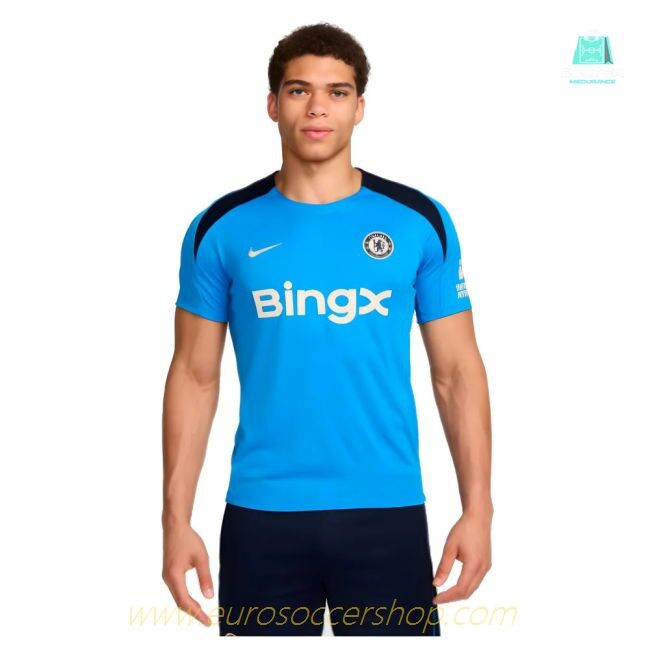 2024-2025 Chelsea Strike Dri-FIT Knit Shirt (Light Photo Blue)