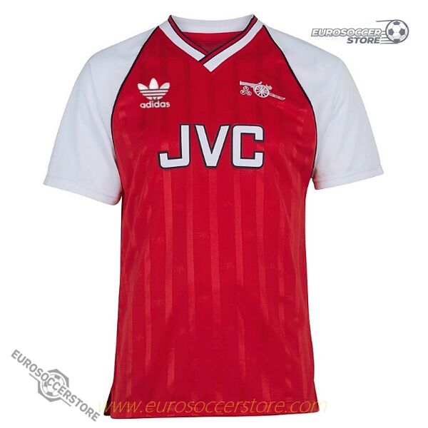 Arsenal's Home Retro Football Shirt from the 1988-1990 Seasons