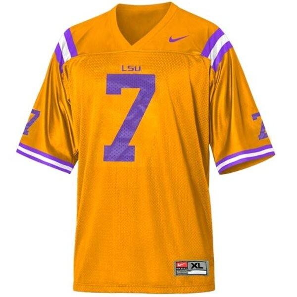 Game-day Ready Youth Lsu Tigers #7 Gold Youth(kids) Gold Collection