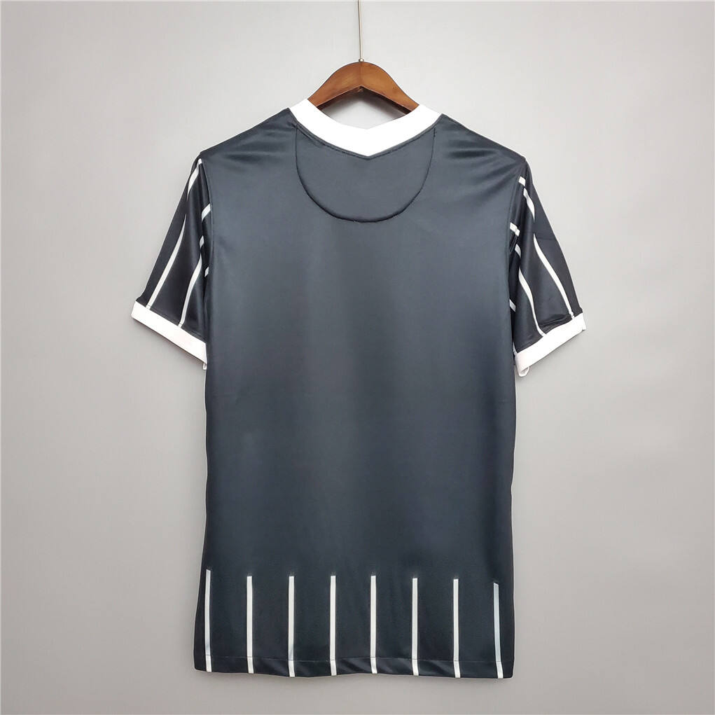 SC CORINTHIANS 20-21 AWAY BLACK SOCCER JERSEY SHIRT - Official