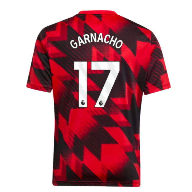 Kids Top Quality Man Utd 2025-2026 Home Uniform (Garnacho 17)