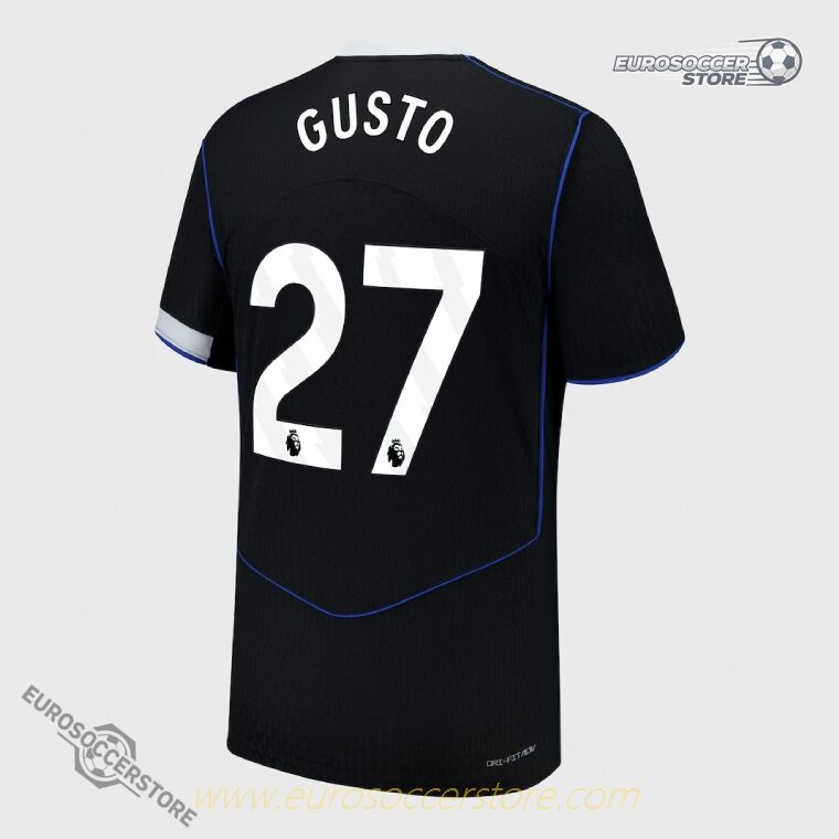 25-26 Chelsea Third Jersey (Player Version) with GUSTO 27