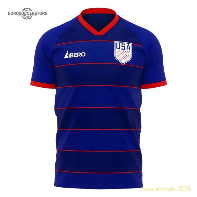 Pro United States 20252026 Away Kit () S3436chest Aeroready