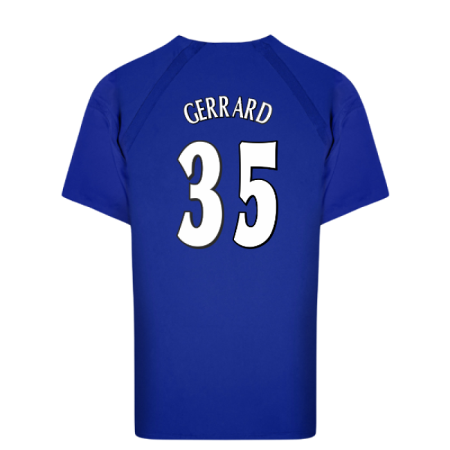 Everton Home Limited Stock - Official Legendary Gerrard 35 Adults#747