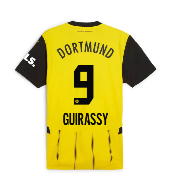 Borussia Dortmund 24-25 Home Jersey for Guirassy, Number 9