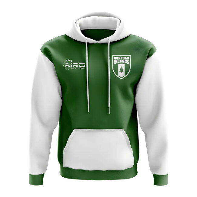 Athletic Norfolk Islands Concept Country Football Hoody (Green)