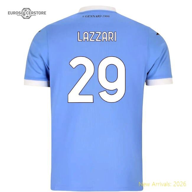Excellent 2025-2026 Biancocelesti Home Shirt (kids) (lazzari 29)