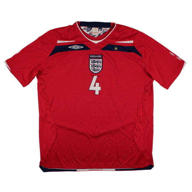 Minimalist England 2008-10 Away Shirt (XXL) Gerrard #4 (Excellent) Avant-garde