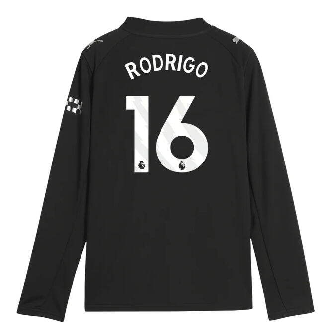 Genuine Man City Rodrigo 16 2025 2025-2026 Man City Long Sleeve Awa...