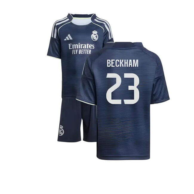 2025-2026 Real Madrid Away Mini Kit (Beckham 23) - Stadium Quality ...