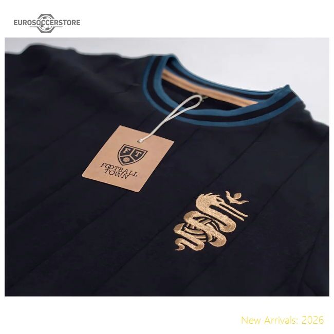 Premium-grade Inter Il Serpente Black Away Retro Football Shirt