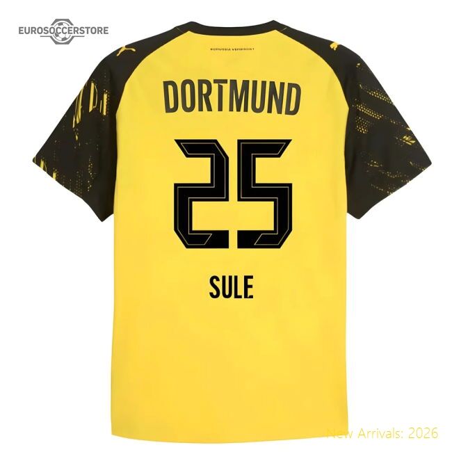 Elite 2025-2026 Borussia Dortmund Authentic Home Shirt (sule 25)