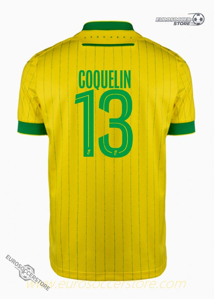 FC Nantes 25-26 Season Home Jersey - COQUELIN #13
