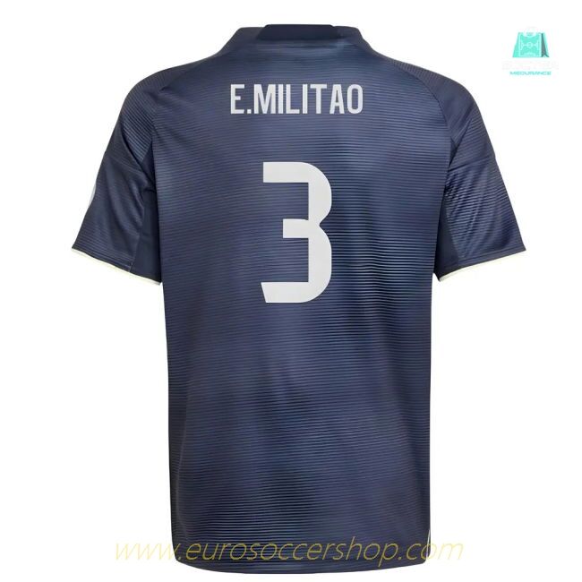 2025-2026 Real Madrid Away Shirt (Kids) (E.Militao 3)