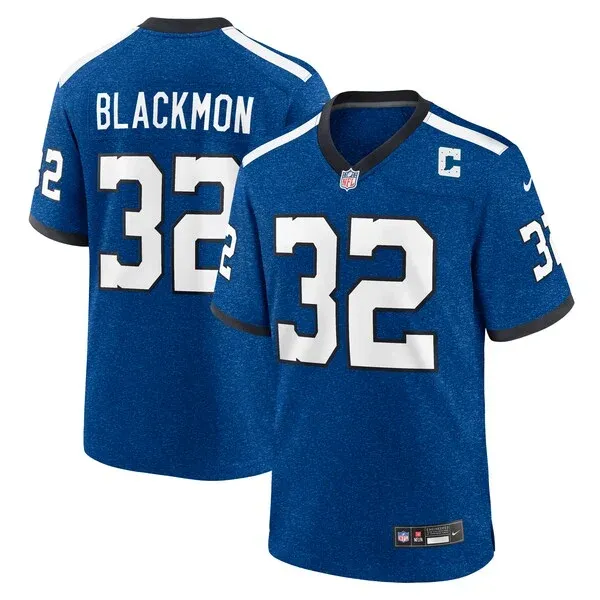 None Julian Blackmon Game Jersey - Royal | NFL Player Jersey