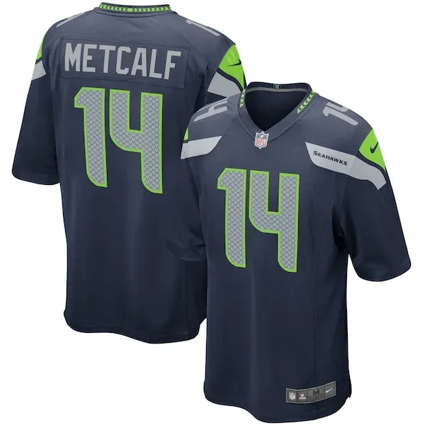 Performance Seattle Seahawks Game Jersey - Premium Navy NFL Fan Jer...