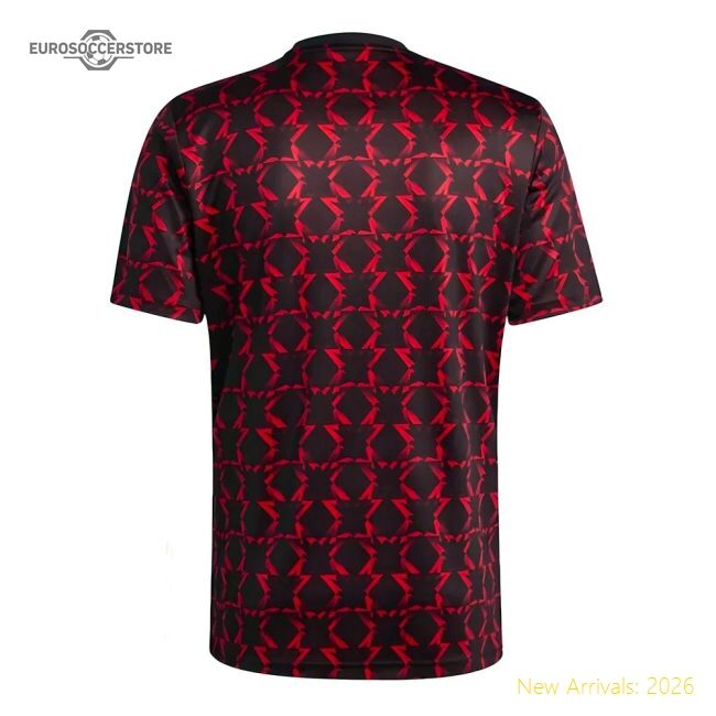 Authentic 2024-2025 Man Utd Pre-match Shirt (black) - Premium Quality