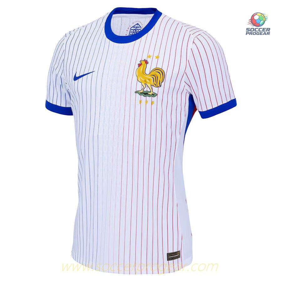 France Team Away Match Team Jersey 2024-25 Edition
