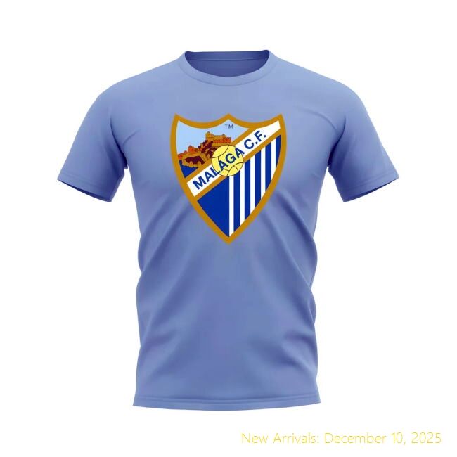 Malaga Badge T-Top Grade Shirt (Sky Blue) - Value for Money